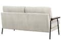 Miniatyrbilde 6 av 11: Sofa Grå Stoff Polyester Polstring Metallben 3 Seter Tykt Polstret Klassisk Stil Stue Møbler