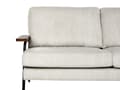 Miniatyrbilde 7 av 11: Sofa Grå Stoff Polyester Polstring Metallben 3 Seter Tykt Polstret Klassisk Stil Stue Møbler