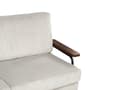 Miniatyrbilde 8 av 11: Sofa Grå Stoff Polyester Polstring Metallben 3 Seter Tykt Polstret Klassisk Stil Stue Møbler