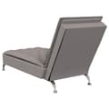 Miniatyrbild 5 av 9: vidaXL Massageschäslong med bolster taupe tyg