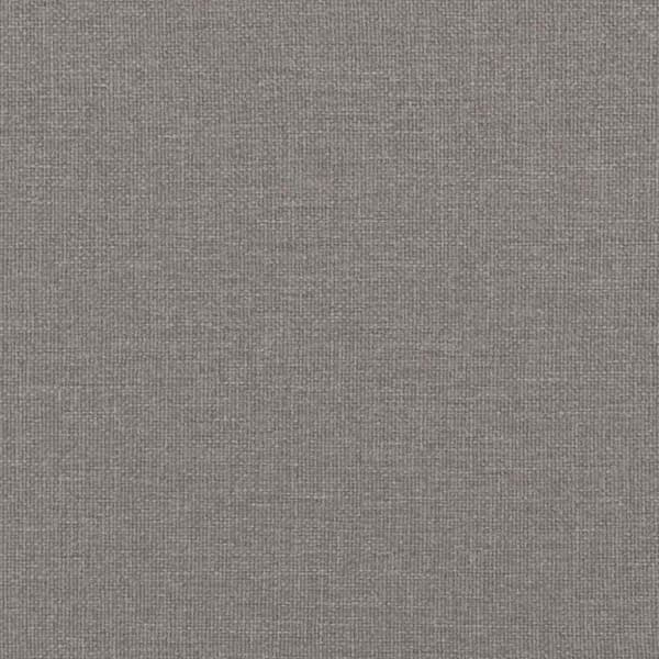 vidaXL Massageschäslong med bolster taupe tyg