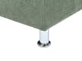 Miniatyrbild 8 av 9: Soffa Grön Chenille Metall Svarta ben Stoppat Ryggstöd 3-sits Modern Stil Vardagsrum
