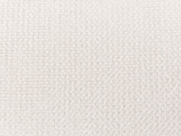 Soffa Vit Chenille Metall Svarta ben Stoppat Ryggstöd 3-sits Modern Stil Vardagsrum