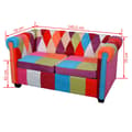 Pikkukuva 5 / 5: Soffa Chesterfield 2-sits tyg