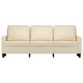 Miniatyrbillede 3 af 8: 3-personers sofa 180 cm stof cremefarvet