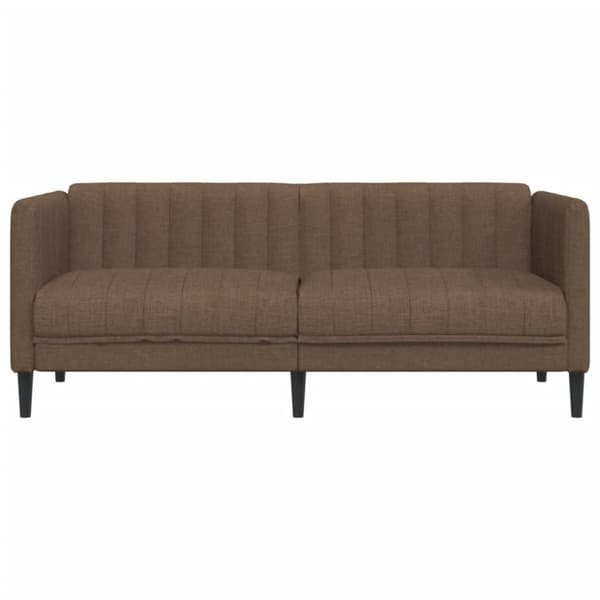 Soffa 2-sits brun konstmocka
