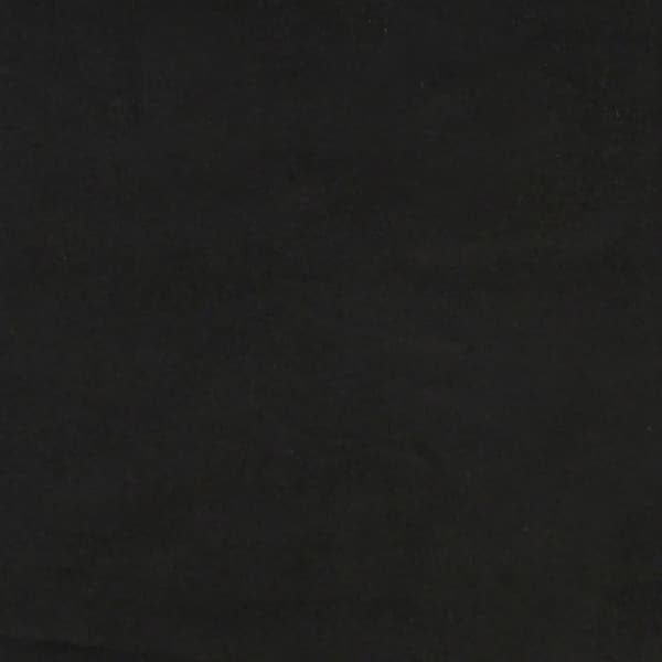L-formad bäddsoffa svart 275x140x70 cm sammet