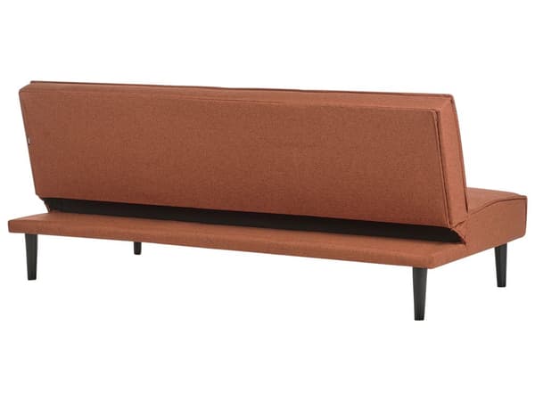 Sovesofa Gyllenbrun 3-seter Knappet Sete Click Clack