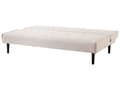Miniatyrbilde 9 av 11: Sovesofa Lysebeige 3-seter Knappet Sete Click Clack