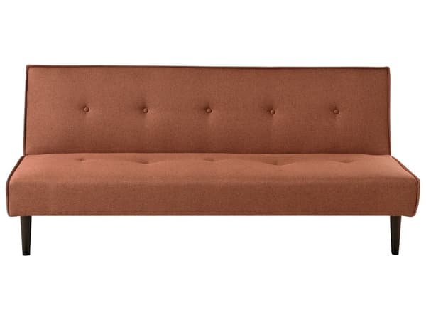 Sovesofa Brun Polyester 3 Personers Moderne Blød Sofa Sofaseng Tre Personers Designsofa til Værelse Stofsofa