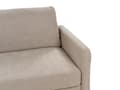 Miniatyrbillede 10 af 11: Sofa Taupe Polyester 3 Personers Tyk Polstret Dyb Blød Stofsofa med Opbevaring til Stuen Vintage Retro Stue Møbel Klassisk