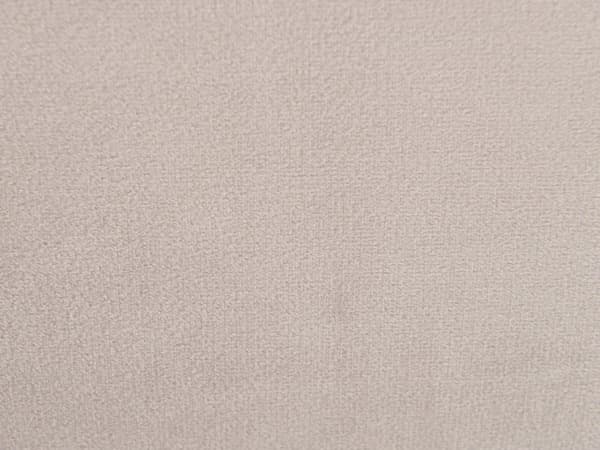 3-seters Sofa Taupe Fløyel Stoff Myk Nubby med Ekstra Kasteputer Retro Glam Art Dekor Stil