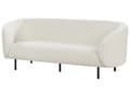 Miniatyrbillede 6 af 11: Sofa Hvid Boucle 3 Personers Tyk Polstret Dyb Blød Stofsofa til Stuen Moderne Inspiration Stue Møbel Klassisk
