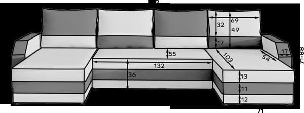 Hörnbäddsoffa Terraforma