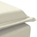 Miniatyrbild 8 av 10: vidaXL Massageschäslong med bolster gräddvit sammet