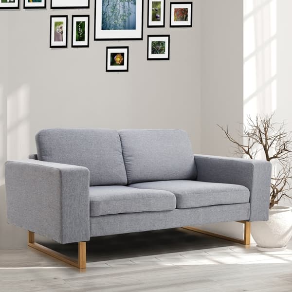 Rootz 2-personers sofa - Kompakt sofa - Loveseat - Høj komfort - Holdbar bygning - 145 cm x 82 cm x 78 cm
