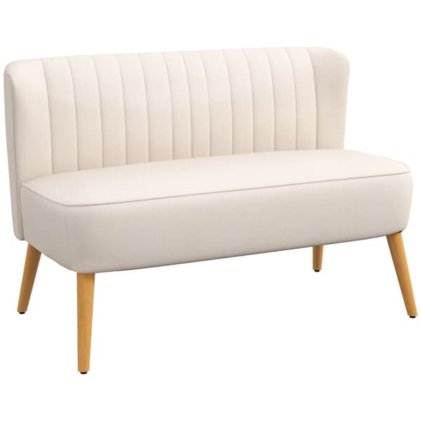 Rootz 2-sits soffa - Retrodesign - Scandi Style - Bekväm stoppning - Maximal stabilitet - Lättskött tyg - 117W x 56,5D x 77H cm