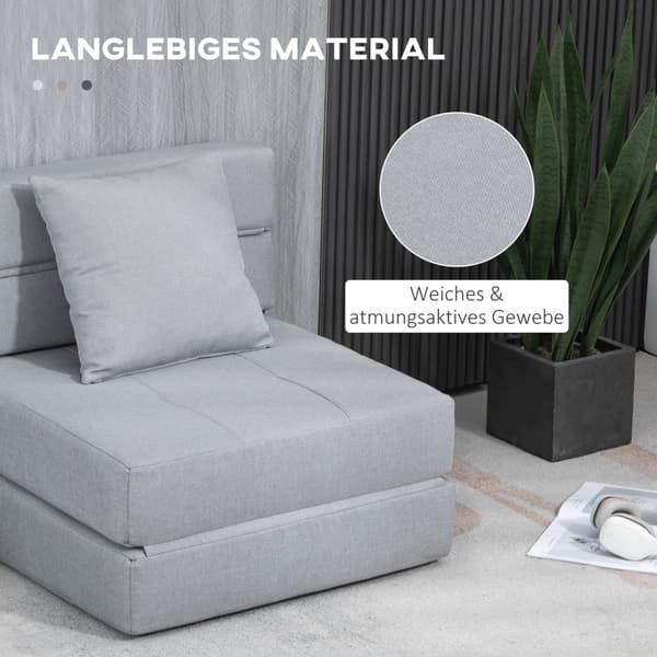 Rootz-rentotuoli sänkytoiminnolla - Vuodesohva - Käännettävä tuoli - Äärimmäistä mukavuutta - Monipuolinen muotoilu - Helppo huoltaa - 70L x 70W x 61K