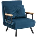 Pikkukuva 1 / 10: Rootz-rentotuoli - Lepotuoli - Lukutuoli - 5-tasoinen säädettävä selkänoja - Lisätyyny - Teräsrunko - 63W x 73D x 81K cm (sohva) / 185L x 63D x 26K cm