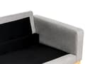 Miniatyrbillede 8 af 11: Sofa Grå Polyester 2 Personers Tyk Polstret Dyb Blød Stofsofa til Stuen Moderne Inspiration Stue Møbel Klassisk