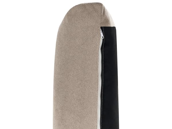 Sofa Taupe Polyester 3 Personers Tyk Polstret Dyb Blød Stofsofa til Stuen Moderne Inspiration Stue Møbel Klassisk