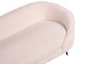 Pikkukuva 8 / 11: Sohva beige buklee verhoilu 3 hengelle kultaiset metallijalat retro glamour tyyli