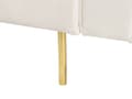 Miniatyrbillede 10 af 11: Sovesofa Off White Velour 3 Personers Moderne Blød Sofa Sofaseng Tre Personers Designsofa til Værelse Stofsofa