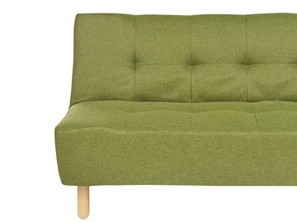Sovesofa Grøn Polyester 3 Personers Moderne Blød Sofa Sofaseng Tre Personers Designsofa til Værelse Stofsofa