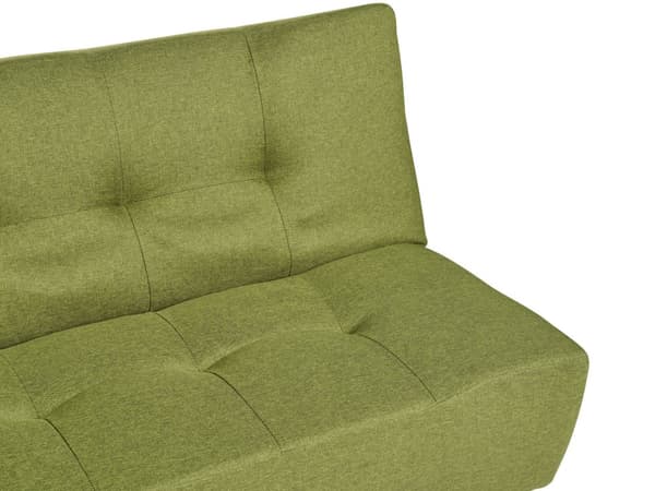 Sovesofa Grøn Polyester 3 Personers Moderne Blød Sofa Sofaseng Tre Personers Designsofa til Værelse Stofsofa