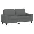 Miniatyrbillede 3 af 9: vidaXL sofasæt 3 dele stof mørkegrå