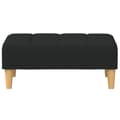Miniatyrbillede 6 af 11: vidaXL 2-personers sovesofa med fodskammel stof stof