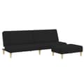Miniatyrbillede 2 af 11: vidaXL 2-personers sovesofa med fodskammel stof stof