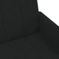 Miniatyrbild 9 av 11: vidaXL Bäddsoffa 2-sits med fotpall svart tyg