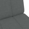 Miniatyrbillede 9 af 11: vidaXL 2-personers sovesofa med fodskammel stof mørkegrå