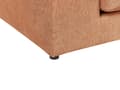Miniatyrbillede 10 af 11: Modulsofa Orange Polyester 3 Personers Designer Blød Moderne Flyder Sofa Lav Ryg Stue Indretning Høj Kvalitet Stofsofa