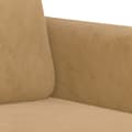 Miniatyrbillede 5 af 9: vidaXL sofasæt 3 dele velour brun