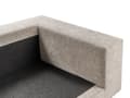 Miniatyrbild 8 av 11: Soffa Tyg Polyester Taupe 240 cm x 120 cm x 61 cm Soffa 3-Sits Kuddar Armstöd Vardagsrum Modern Bekväm Mysig