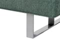 Pikkukuva 11 / 11: Vuodesohva vihreä polyesteri kangas 190 x 79 x 88 cm 3 hengelle metalli jalat säädettävä selkänoja moderni tyyli