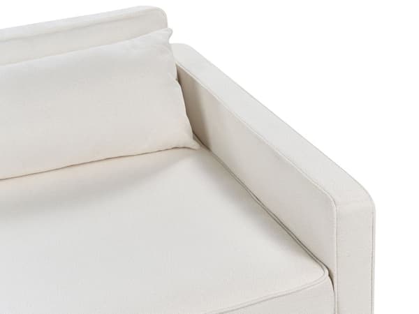 Modulsofa Off White Boucle 3 Personers Designer Blød Moderne Flyder Sofa Lav Ryg Stue Indretning Høj Kvalitet Stofsofa