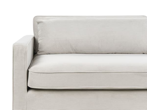 Modulsofa Lysegrå Fløjl 3 Personers Designer Blød Moderne Flyder Sofa Lav Ryg Stue Indretning Høj Kvalitet Stofsofa