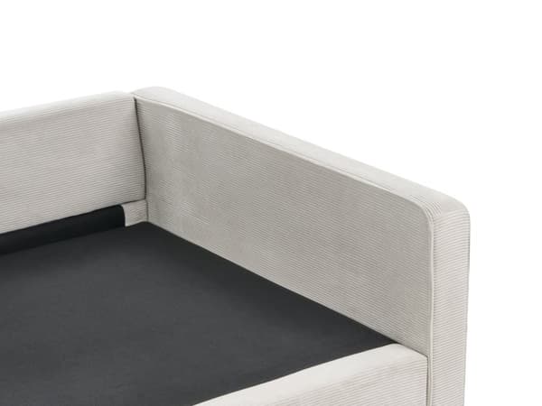 Modulsofa Lysegrå Fløjl 3 Personers Designer Blød Moderne Flyder Sofa Lav Ryg Stue Indretning Høj Kvalitet Stofsofa
