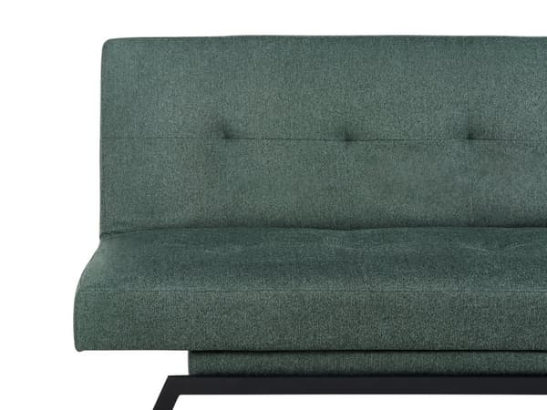 Sovesofa Polstrede grøn Stof Polstring 3 Personers stue værelse opholdsrum dagligstue