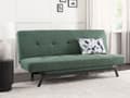 Miniatyrbillede 2 af 11: Sovesofa Polstrede grøn Stof Polstring 3 Personers stue værelse opholdsrum dagligstue