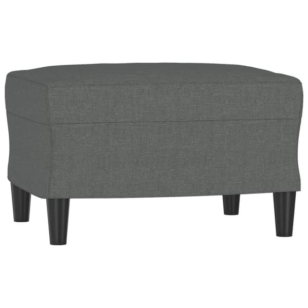 vidaXL sofasæt 4 dele med hynder stof mørkegrå