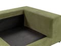 Miniatyrbild 8 av 11: Soffa Tyg Polyester Grön 240 cm x 120 cm x 61 cm Soffa 3-Sits Kuddar Armstöd Vardagsrum Modern Bekväm Mysig