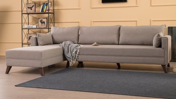 Chic Home Bea kulmasohva divaanilla 275x165 cm L, ruskea