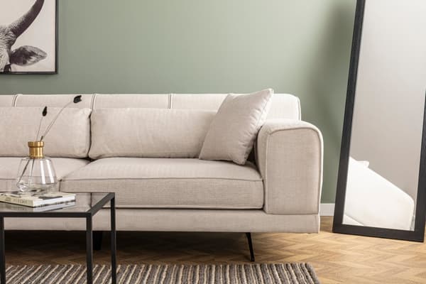Chic Home Jaana kulmasohva divaanilla 198x308 cm, L vaaleanbeige
