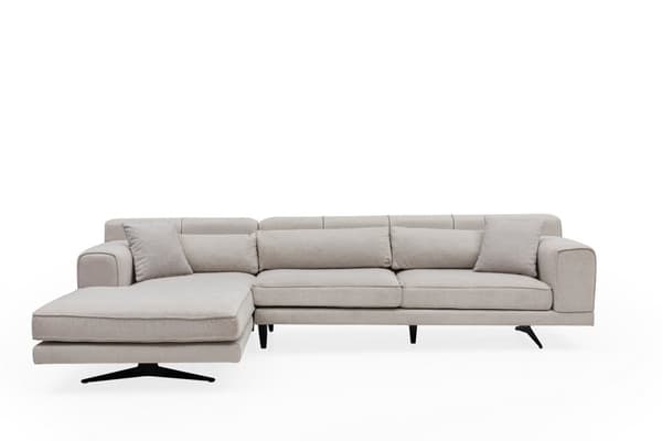 Chic Home Jaana kulmasohva divaanilla 198x308 cm, L vaaleanbeige