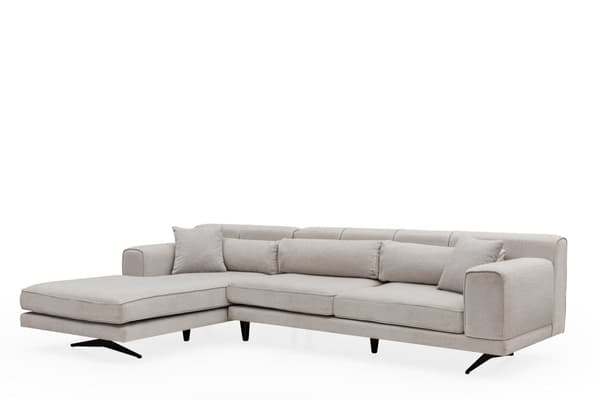 Chic Home Jaana kulmasohva divaanilla 198x308 cm, L vaaleanbeige