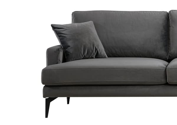 Chic Home Pauliina kulmasohva divaanilla 283x180 cm R, antrasiitti